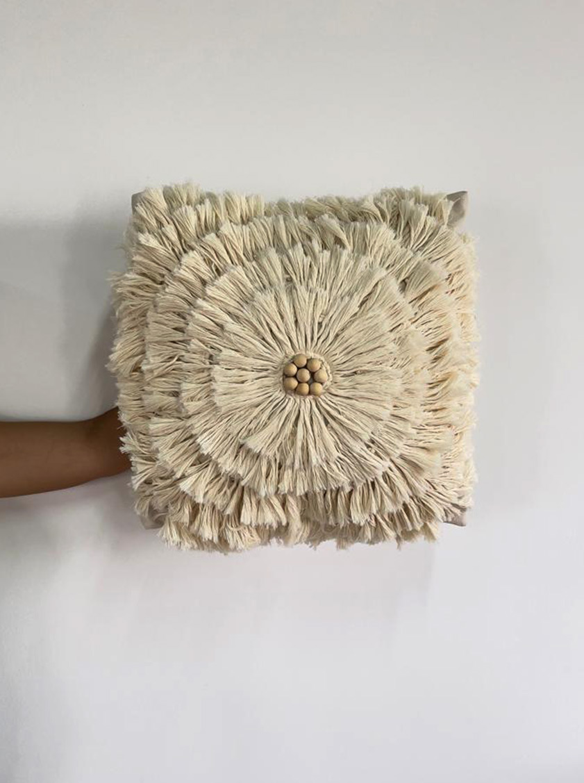 Cojin Flor Algodón